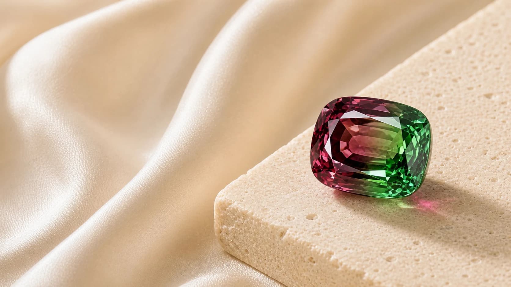 Alexandrite gemstone study