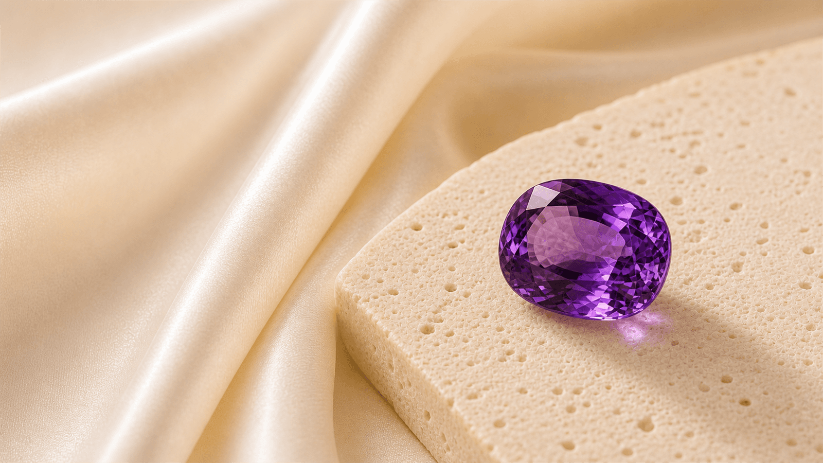 Amethyst gemstone study