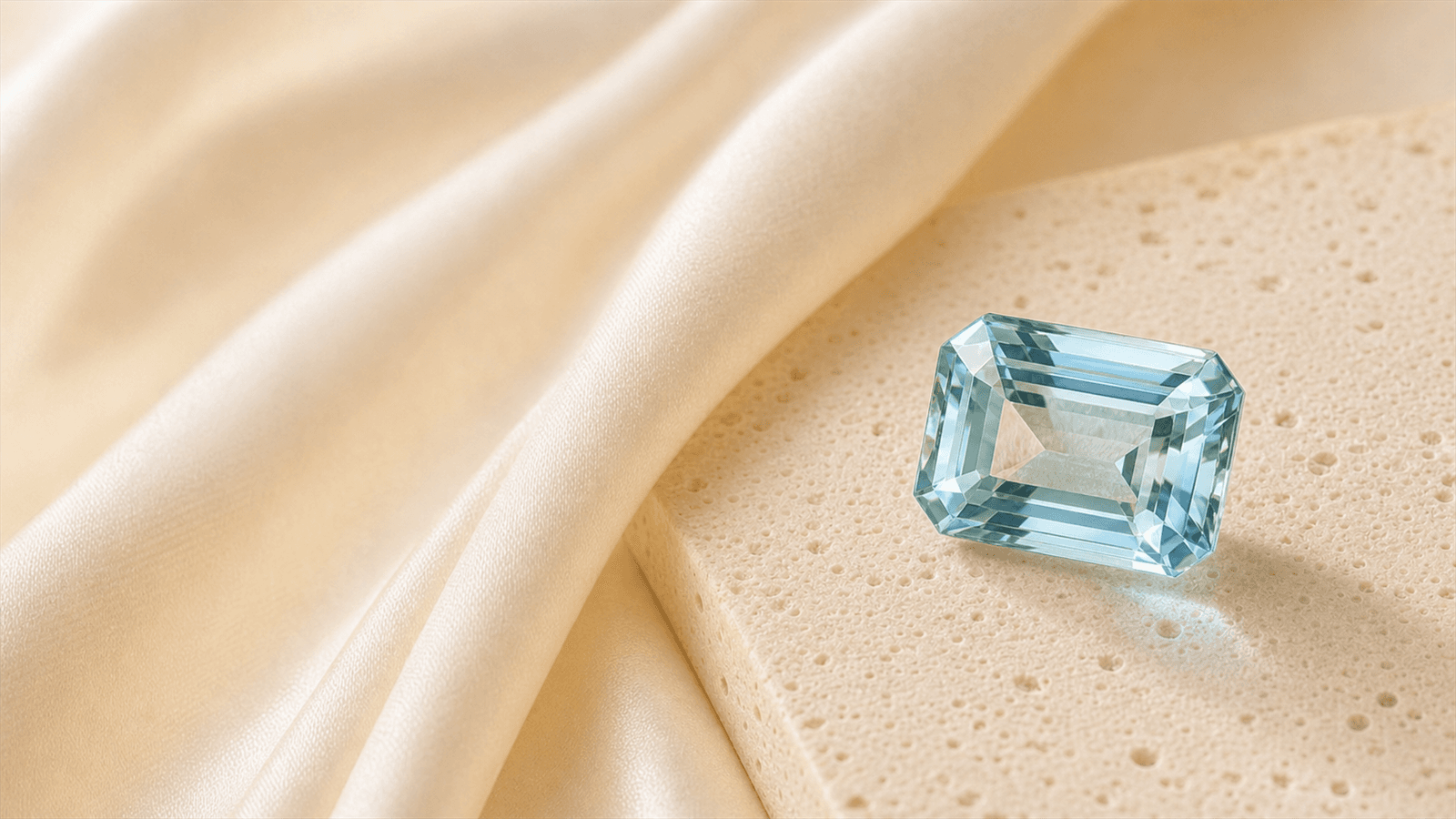 Aquamarine gemstone study