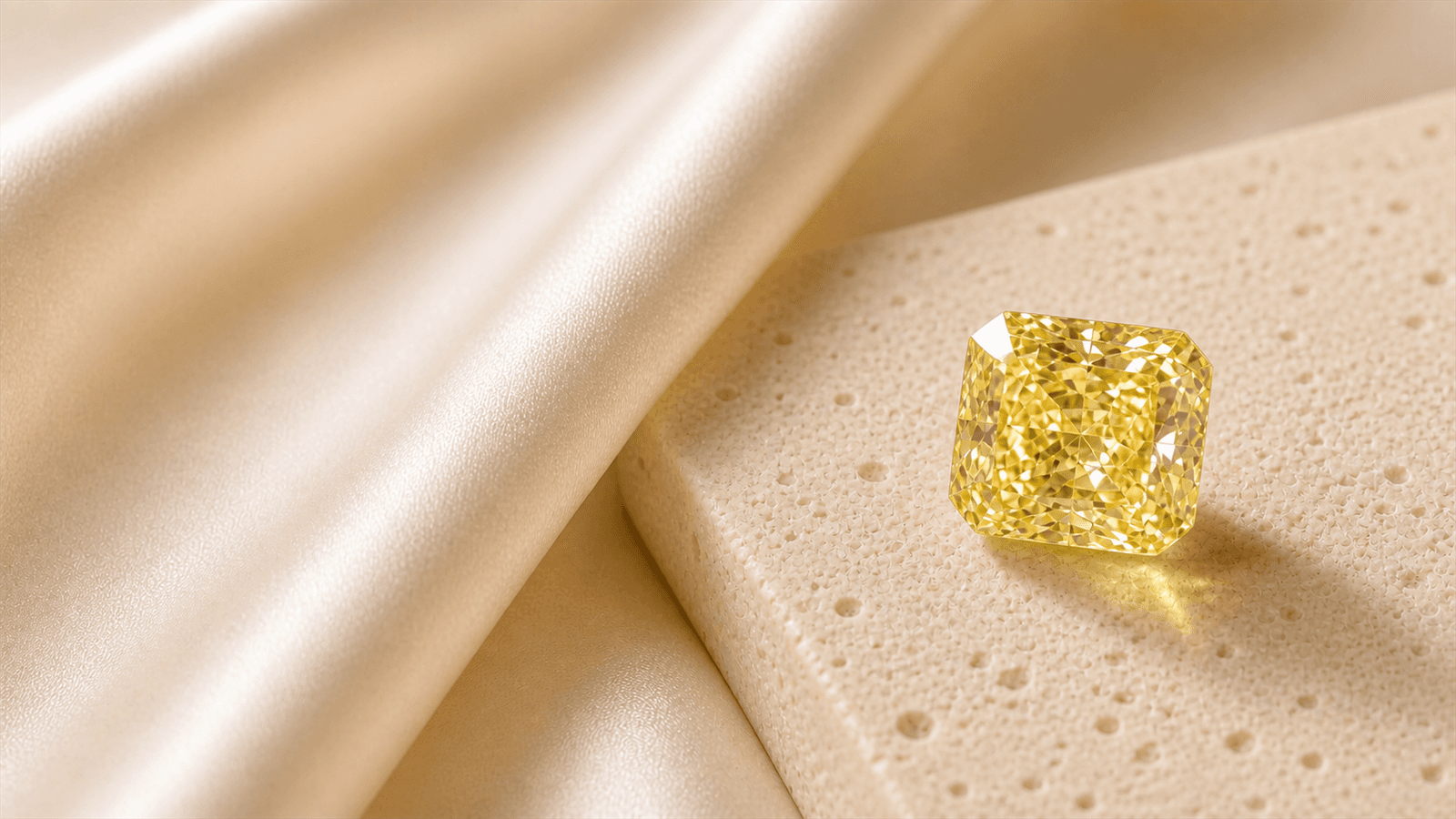 Fancy Yellow Diamond gemstone study