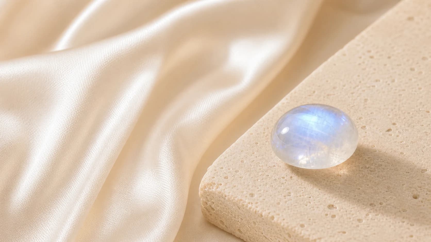 Moonstone gemstone study