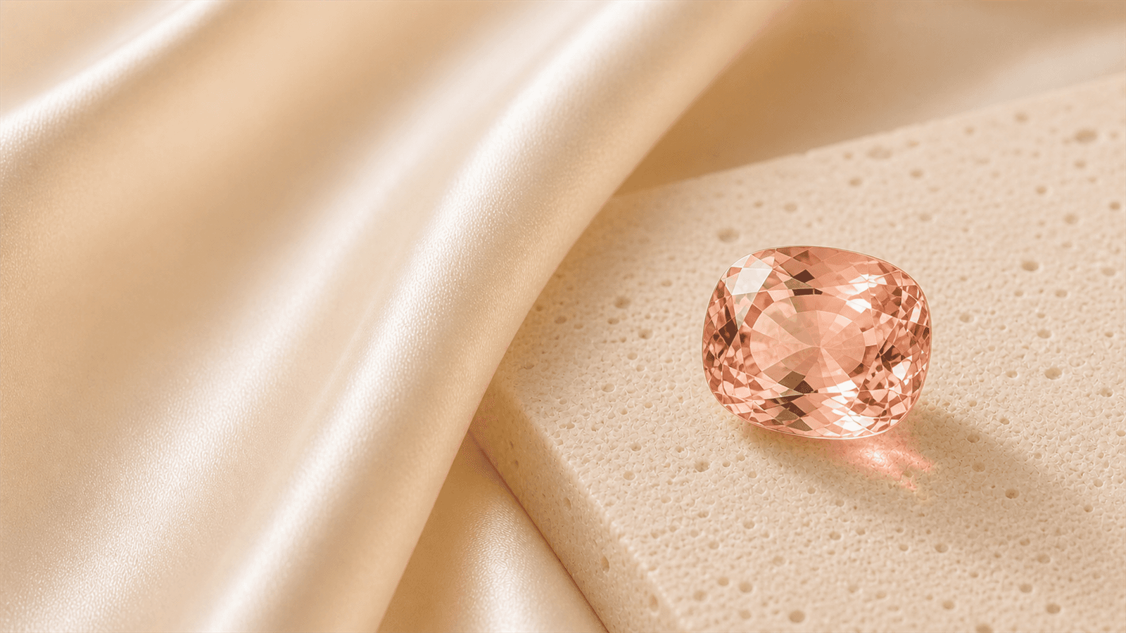 Morganite gemstone study