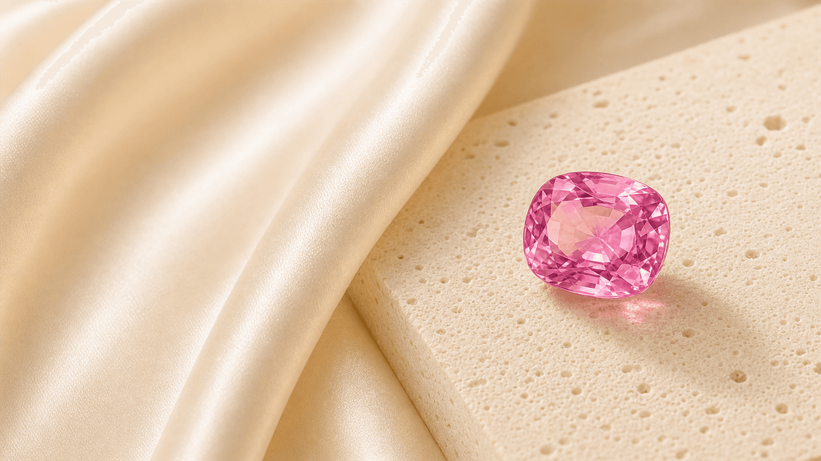 Pink Sapphire gemstone study
