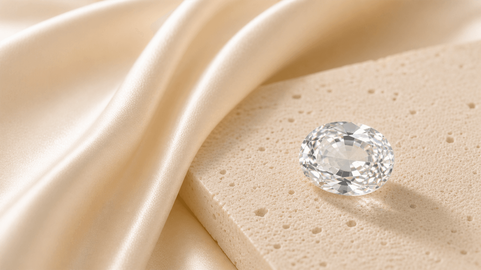 White Sapphire gemstone study