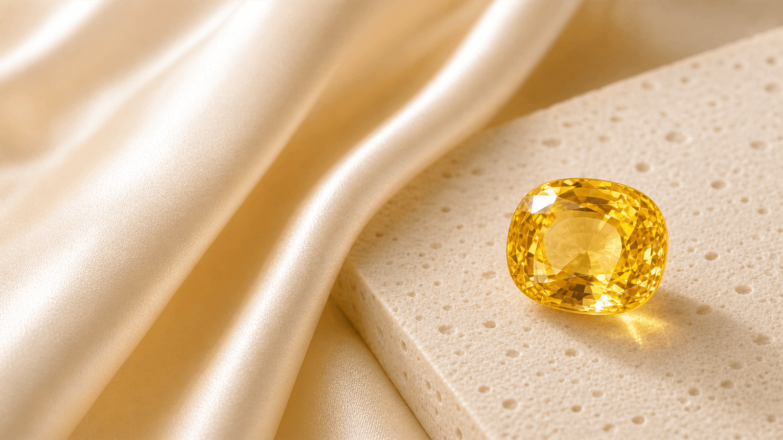 Yellow Sapphire gemstone study