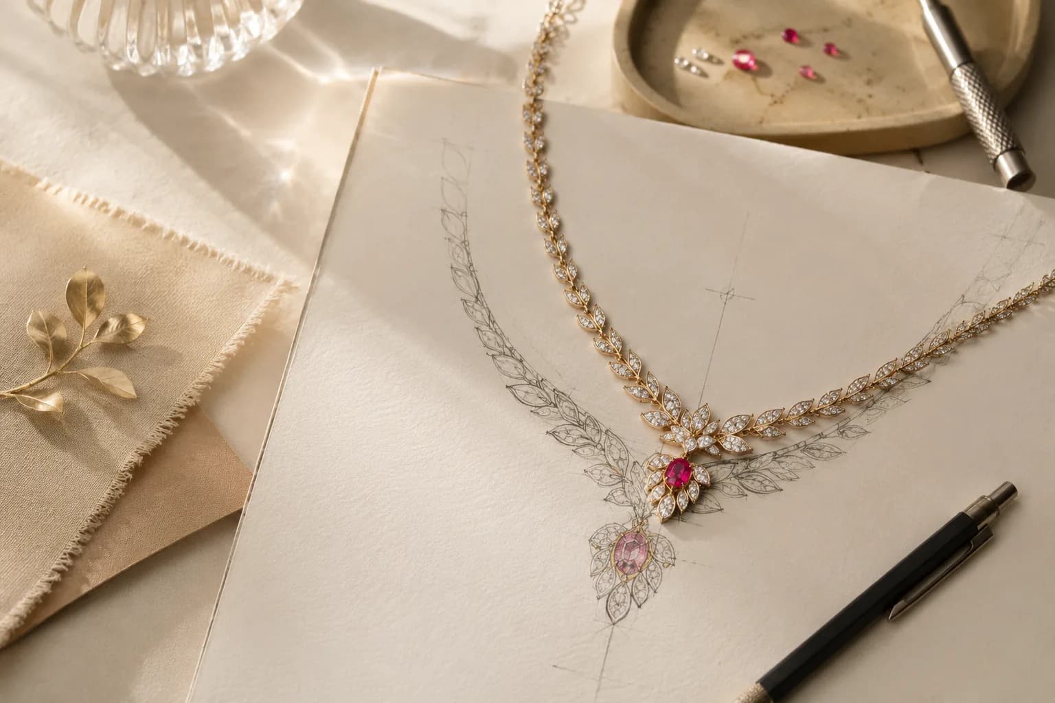 Rare Color Stories: Yellow, Green, and Ruby Stones in Modern Jewellery